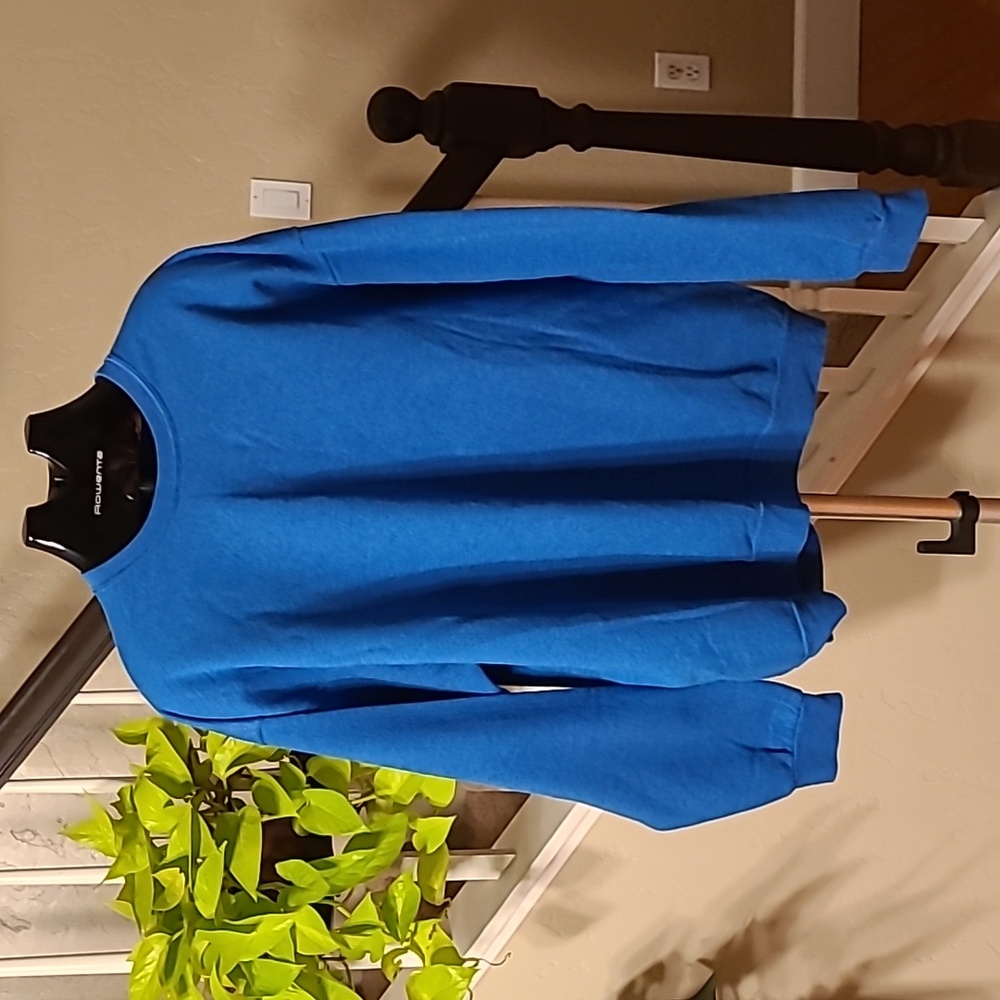 FRUIT OF THE LOOM MENS SIZE 2XL BLUE SWEATSHIRT